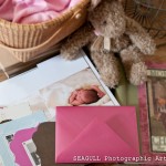 Baby Announcement Cards & Pretty Envelopes, Custom Hard Cover Book