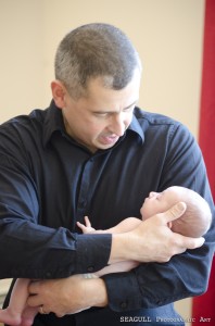 with daddy