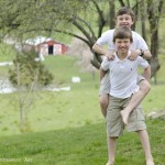 having fun